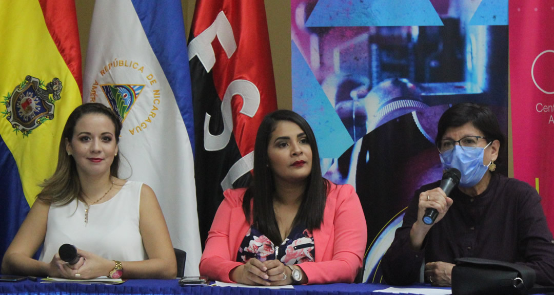 Representantes de Cinemateca Nacional y UNAN-Managua.