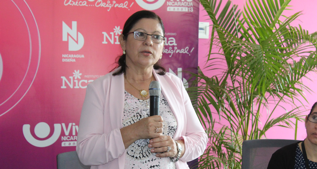 Maestra Ramona Rodriguez, Rectora de la UNAN-Managua
