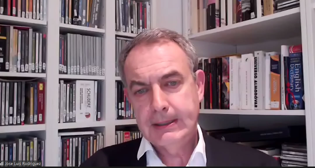 José Luis Rodríguez Zapatero diserta sobre las relaciones internacionales en el contexto actual