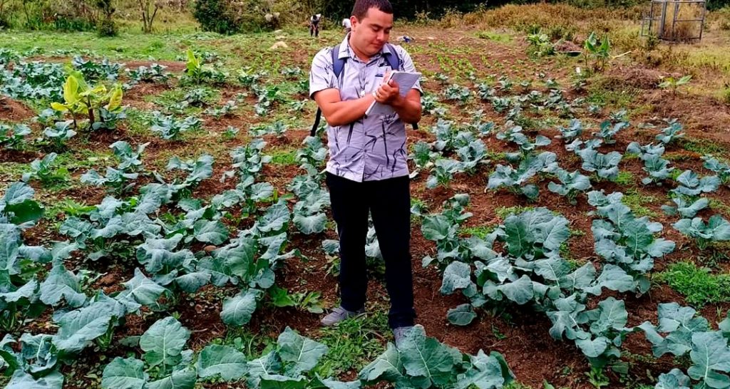 Michael Torrez Valdez, el futuro ingeniero agrónomo comprometido con las prácticas sostenibles en Waslala