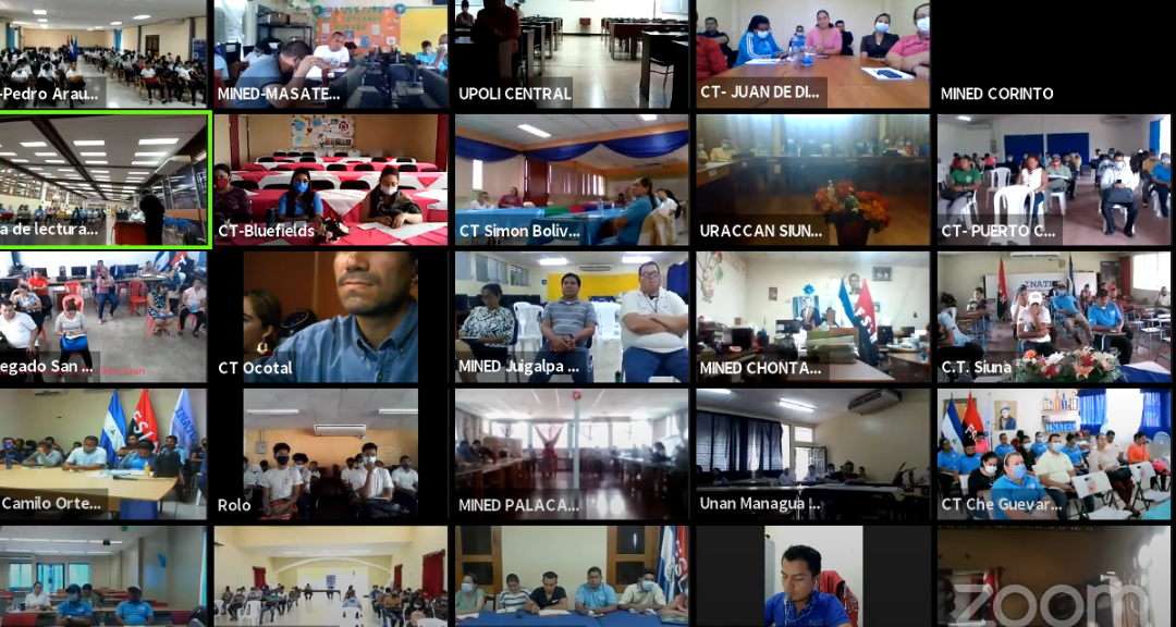 Protagonistas de todo el país participaron vía virtual