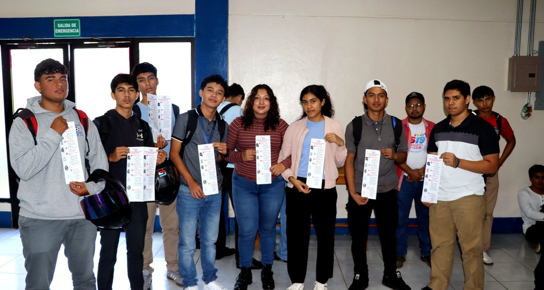 UNAN-Managua y Policía Nacional promueven educación vial en Carazo con enfoque interinstitucional