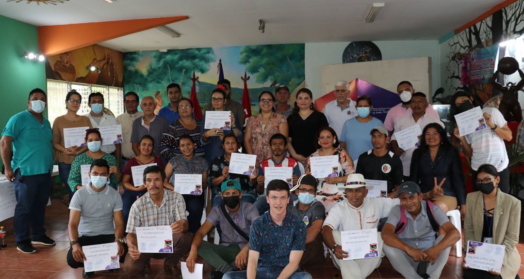 Protagonistas recibieron certificados de participación