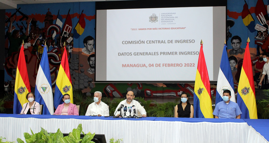 UNAN-Managua da a conocer resultados del primer ingreso, año académico 2022