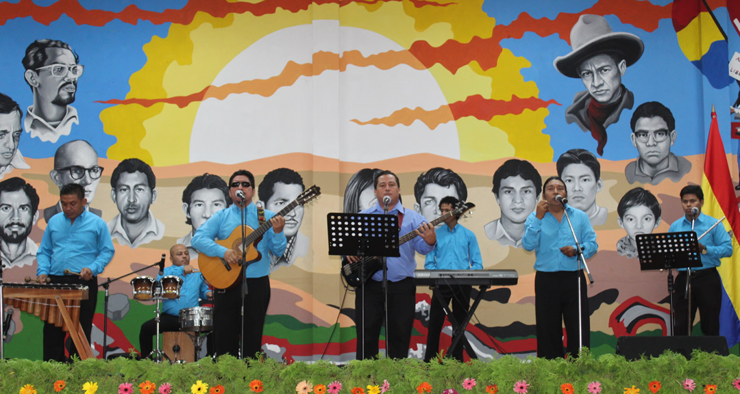 La agrupación Vientos de Libertad de la UNAN-Managua realizó presentación cultural