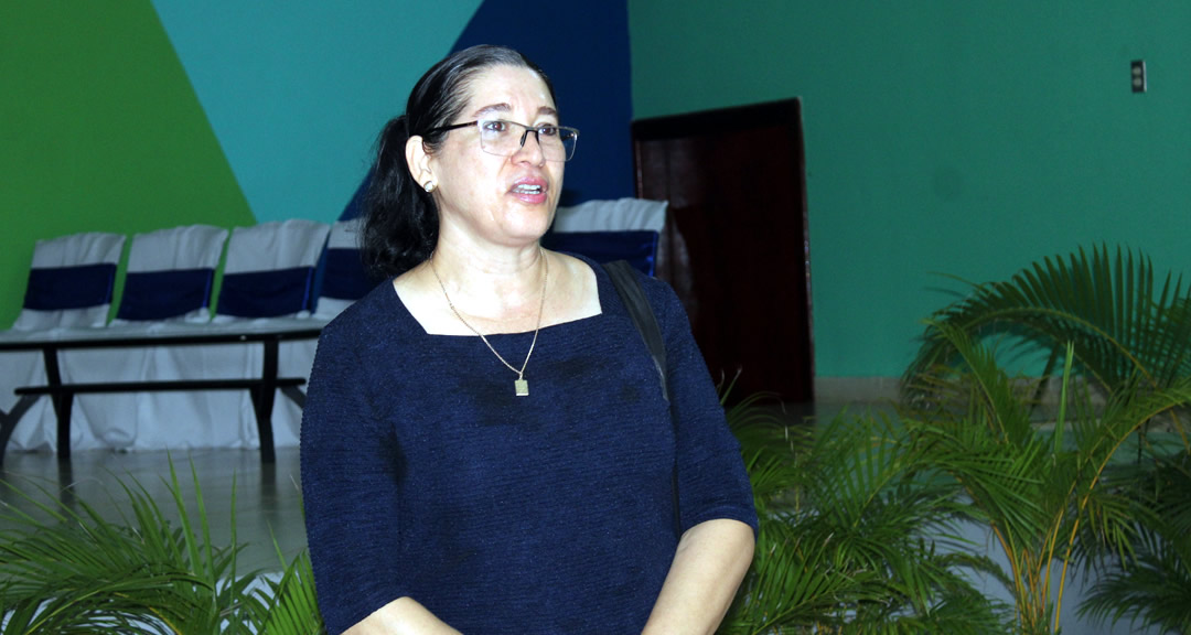 Dra. Hellen Parrales, vicedecana de la Facultad de Ciencias e Ingeniería.