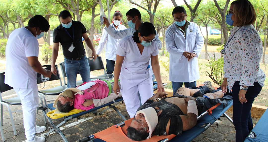 UNAN-Managua activada en primer ejercicio nacional en situaciones multiamenazas