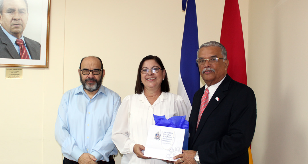 UNAN-Managua y Universidad de Panamá fortalecerán sus relaciones de colaboración