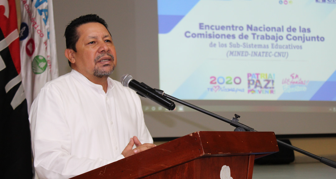 Compañero Salvador Vanegas, Ministro Asesor de la Presidencia para Asuntos de Educación comparte sobre los retos y desafíos a nivel educativo para este 2020.