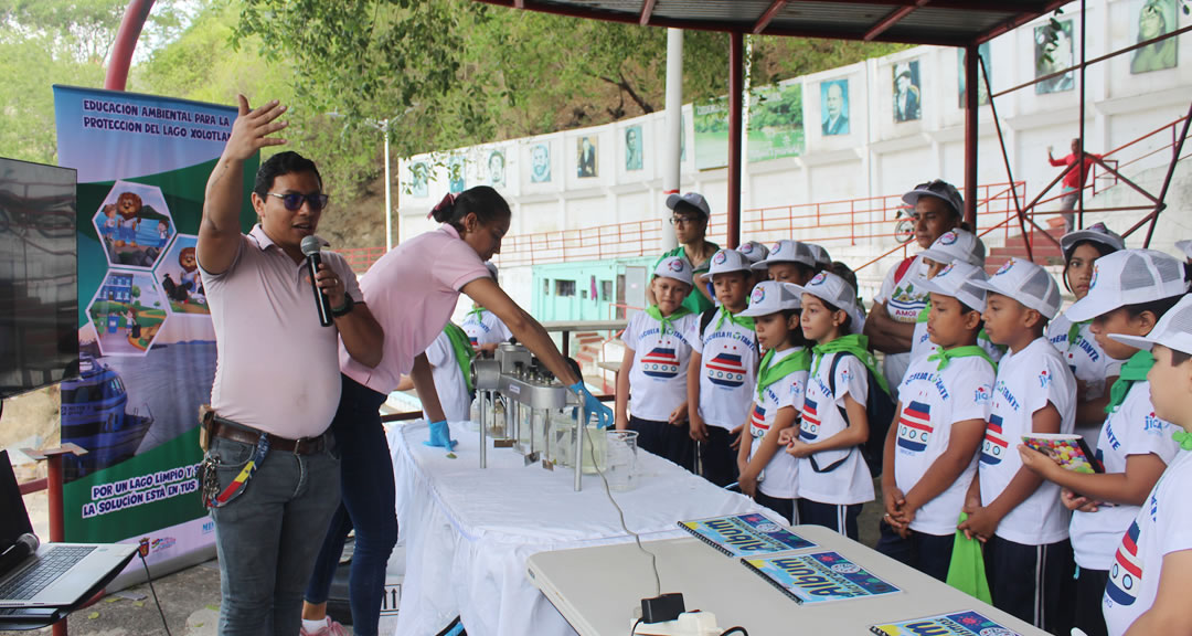CIRA UNAN-Managua contribuye a promover el amor por los recursos hídricos en niños de primaria