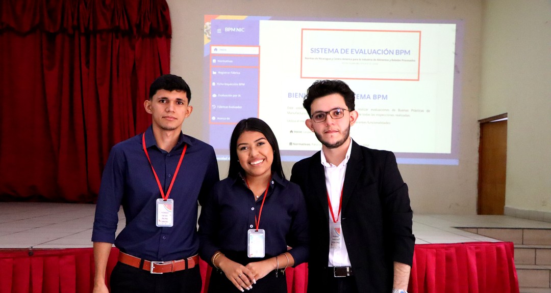Estudiantes de Agroindustria del CUR-Matagalpa presentan la aplicación BPM NIC