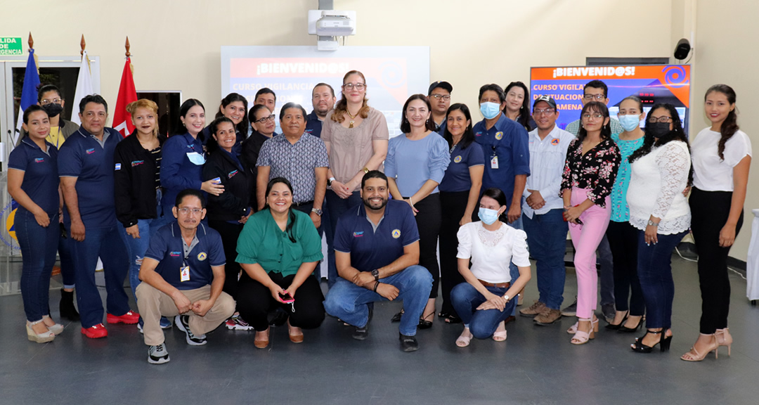 UNAN-Managua imparte curso intensivo de vigilancia ante situaciones multiamenazas