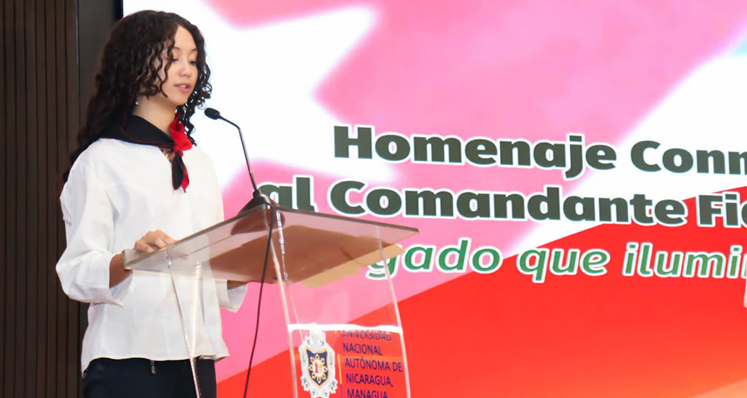 Kristell Manzanares, una joven que convierte la formación universitaria en compromiso con Nicaragua