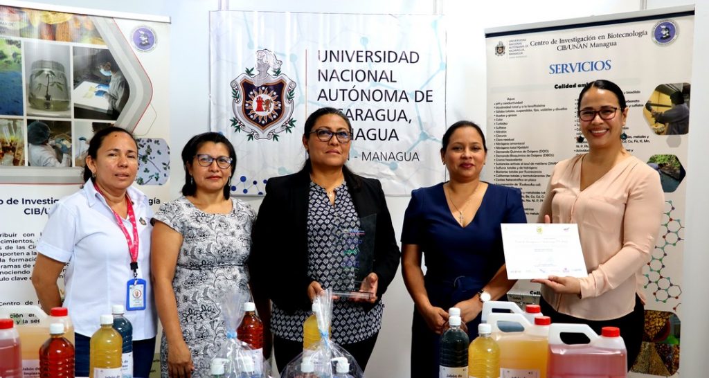 UNAN-Managua recibe Premio Excelencia en la novena edición del Premio a la Producción Más Limpia
