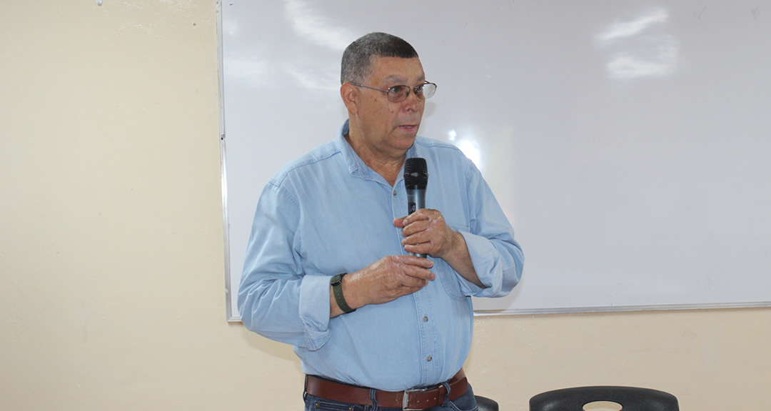 Wilmor López durante su intervención