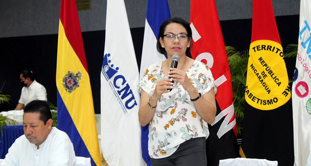 Directora ejecutiva del INATEC Loyda Barreda presenta avances y resultados del primer semestre y acciones claves, segundo semestre 2022