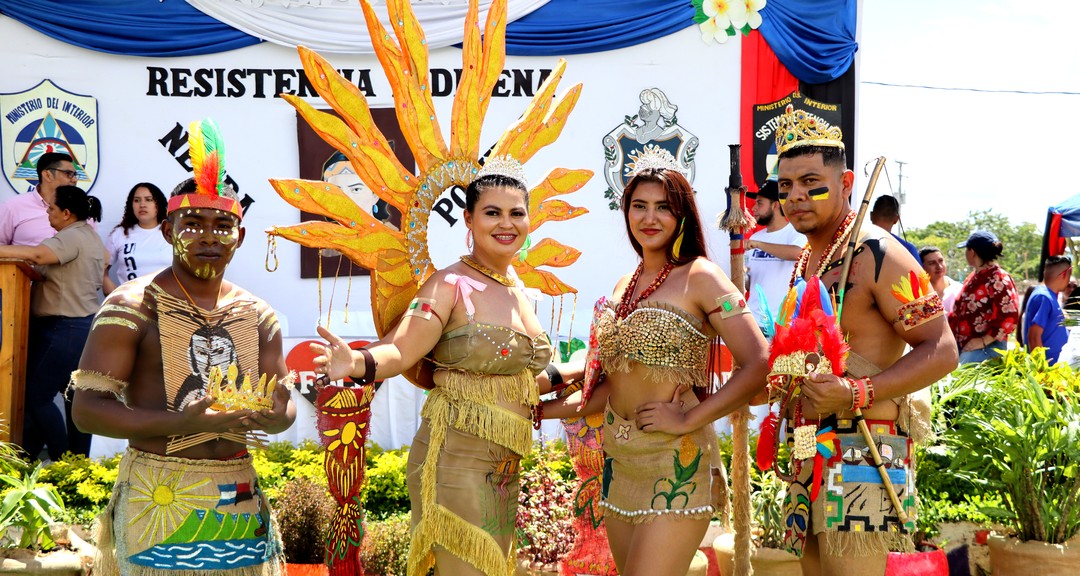 Protagonistas de UNICAM en Matagalpa conmemoran el Día de la Resistencia Indígena