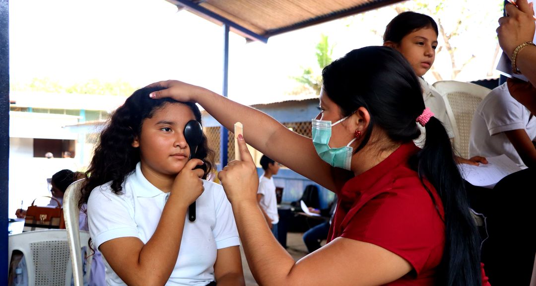 Niñas y Niños del Centro Escolar Dirita en Ticuantepe reciben atención en distintas áreas de la salud