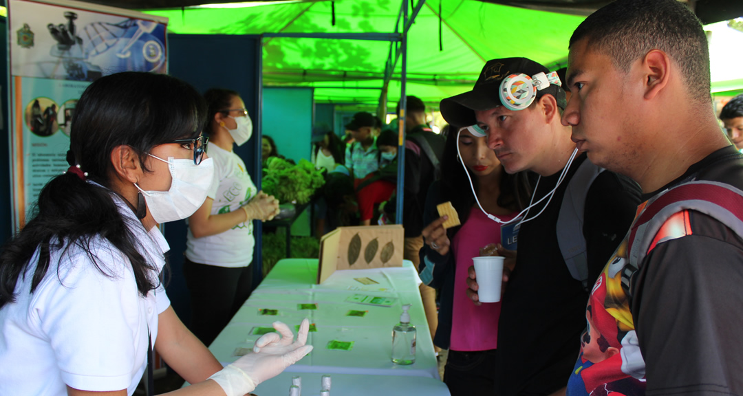 El Laboratorio de Biotecnología de la UNAN-Managua se destacó durante esta feria tecnológica agroalimentaria.