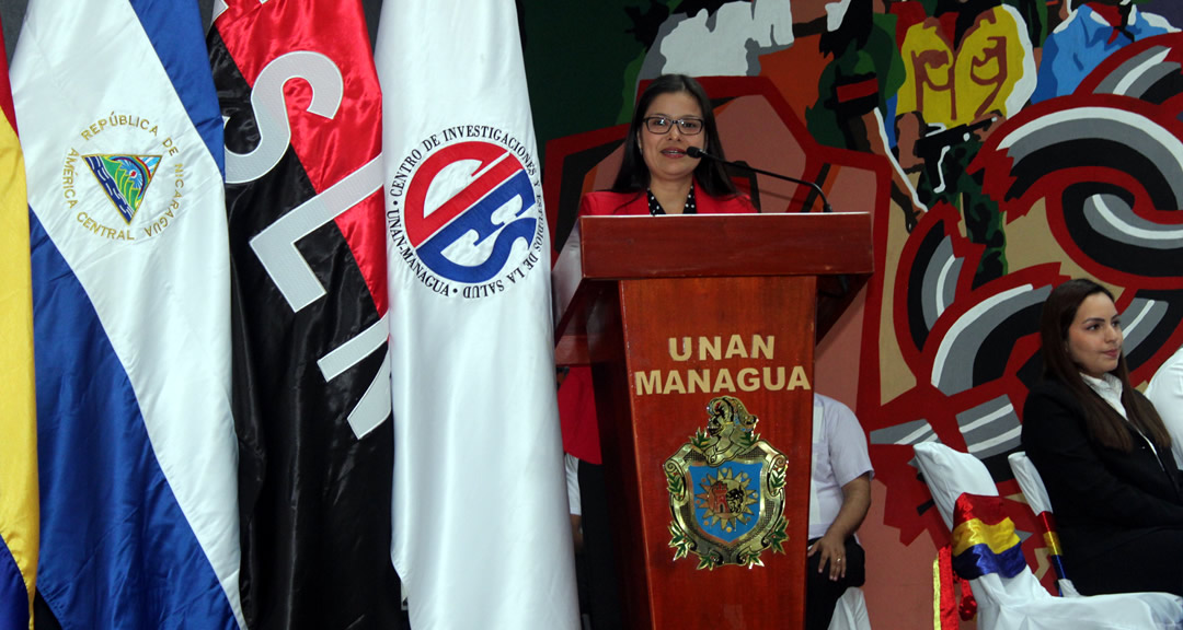 Máster Dayra Blandón Sandino, vicerrectora de Gestión del Conocimiento y Vinculación Social