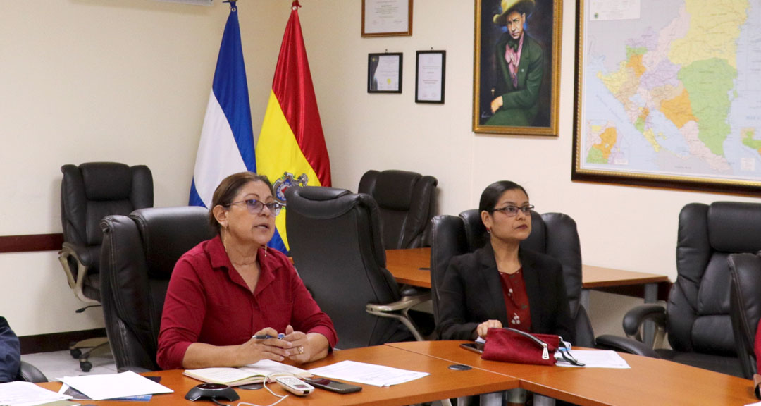 Máster Ramona Rodríguez Pérez, durante la presentación del Informe de Rectorado.