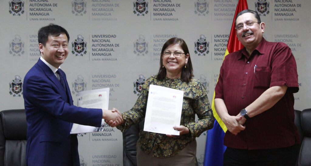 UNAN-Managua y Huawei impulsan la actualización tecnológica para fortalecer las capacidades de la comunidad universitaria