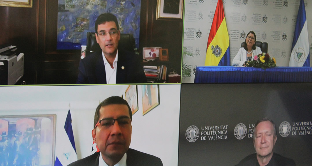 UNAN-Managua y Universidad Politécnica de Valencia establecerán lazos de colaboración académica