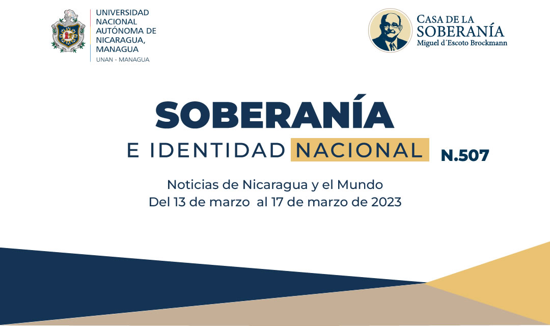 Boletín Informativo. No. 507, Soberanía e Identidad Nacional