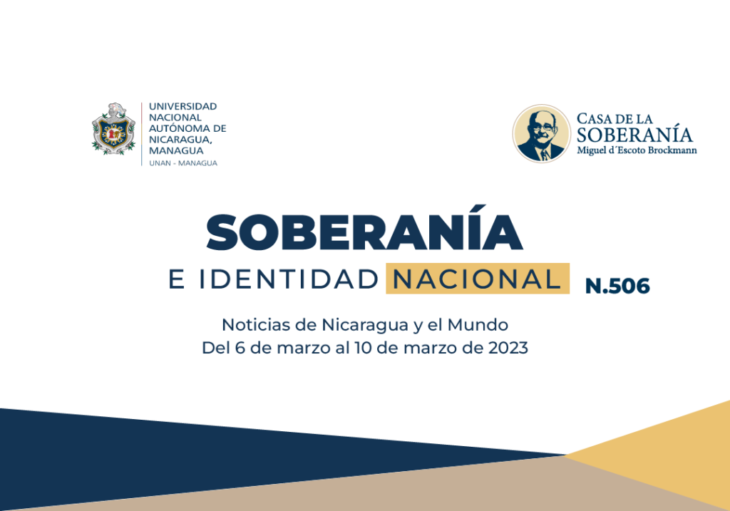 Boletín Informativo. No. 506, Soberanía e Identidad Nacional