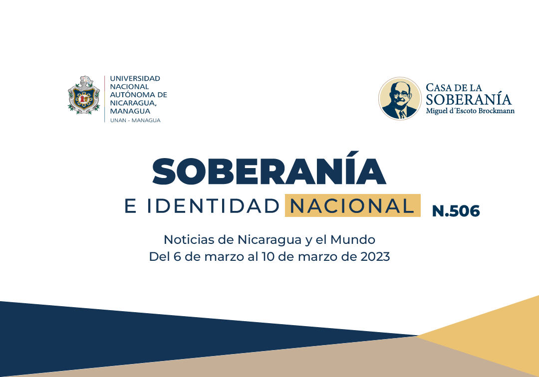 Boletín Informativo. No. 506, Soberanía e Identidad Nacional