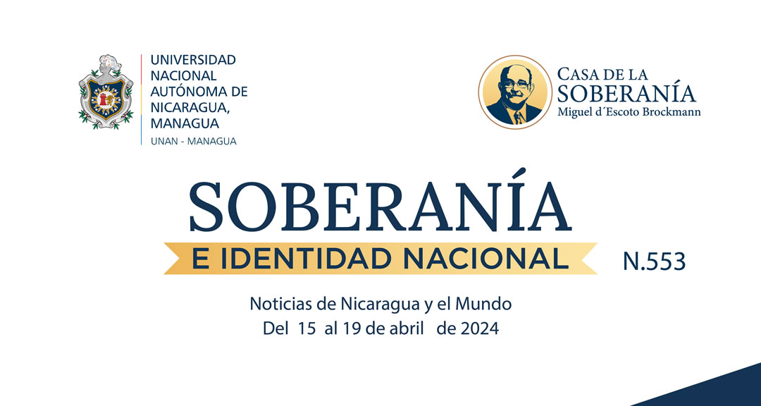 Boletín Informativo No. 553, Soberanía e Identidad