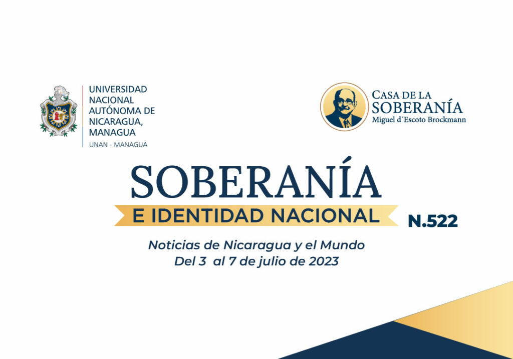 Boletín Informativo. No. 522, Soberanía e Identidad