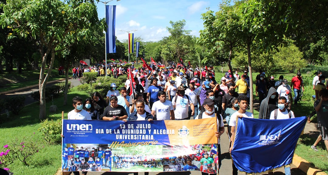 UNAN-Managua conmemora el Día de la Dignidad y Alegría Universitaria