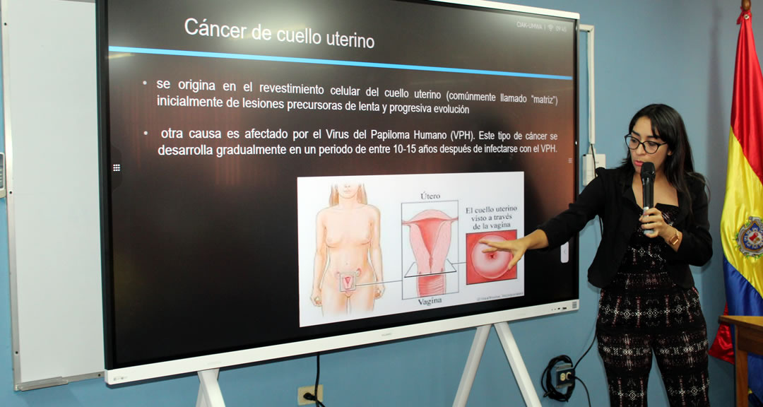 Personal del Centro de Investigación en Biotecnología (CIB) recibe taller sobre prevención del Cáncer Cervical Uterino