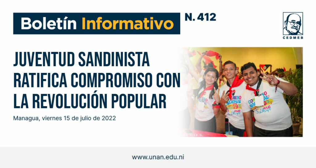 Boletín Informativo No.412