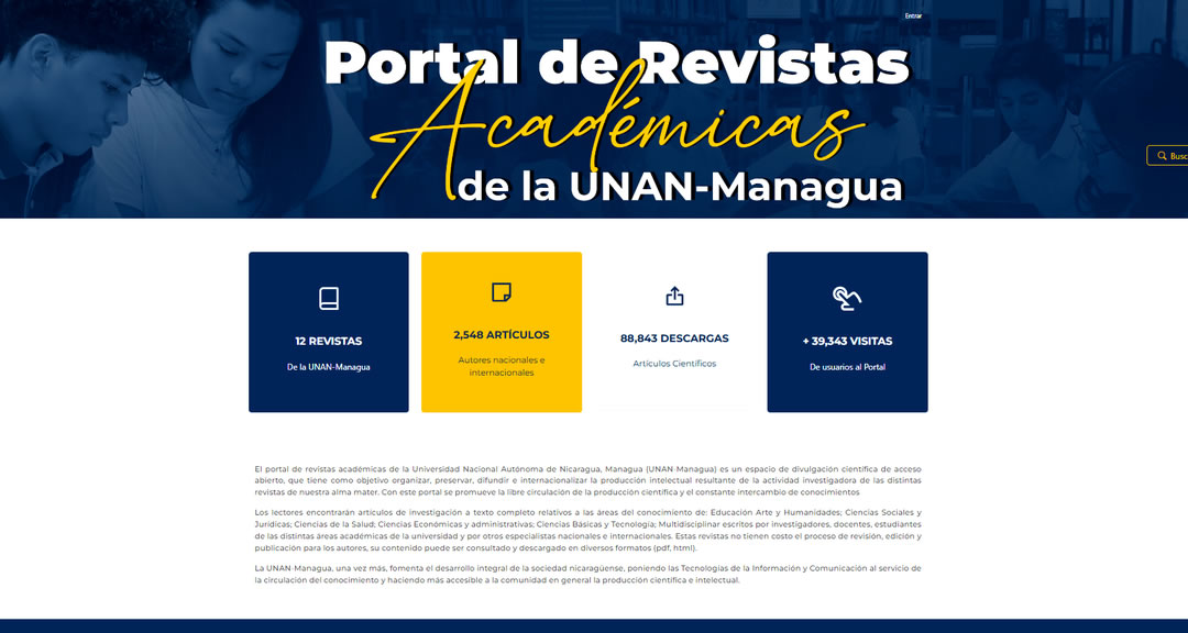 Portal de Revistas Académicas, espacio dedicado a la generación de conocimiento en beneficio de la sociedad