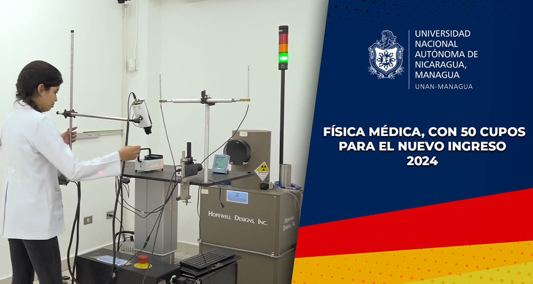 Carrera de Física Médica, con 50 cupos disponibles para el ingreso 2024