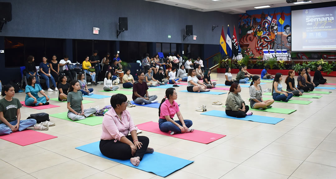 Instituto del Yoga celebra su tercer aniversario e inaugura la semana del Yoga en la UNAN-Managua