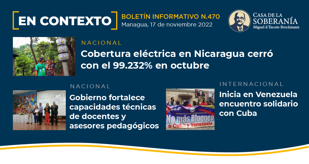 Boletín Informativo No.470