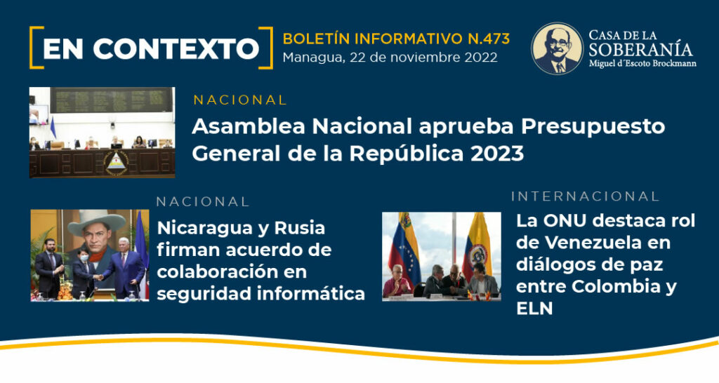 Boletín Informativo No.473