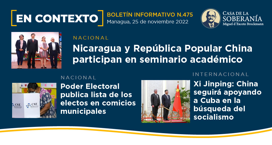 Boletín Informativo No.475