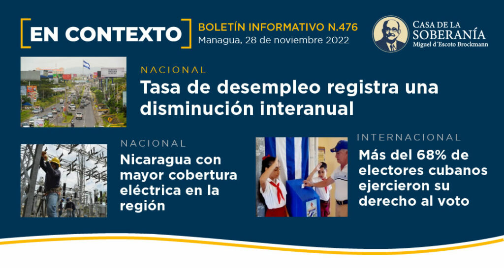 Boletín Informativo No.476