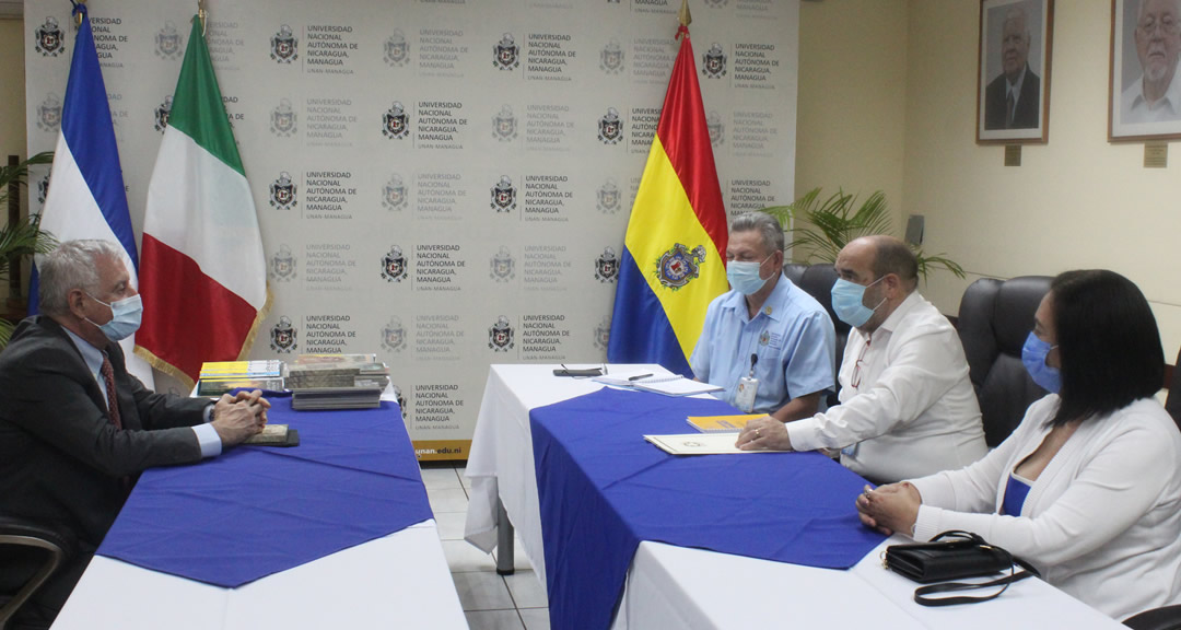 UNAN-Managua y Embajada de Italia fortalecen el trabajo conjunto