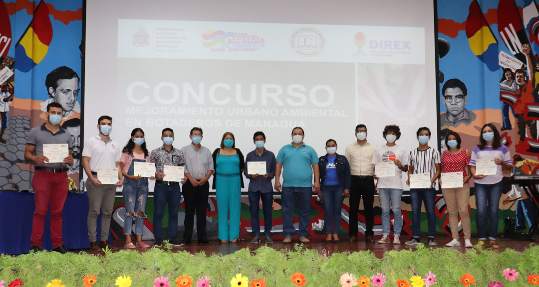 UNAN-Managua y ALMA seleccionan mejores proyectos presentados en el concurso de Mejoramiento Urbano Ambiental