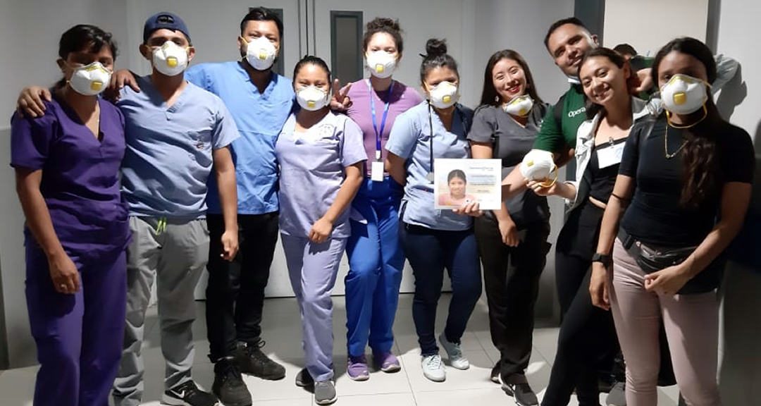 Enfermeros participan en jornada quirúrgica de Operación Sonrisa