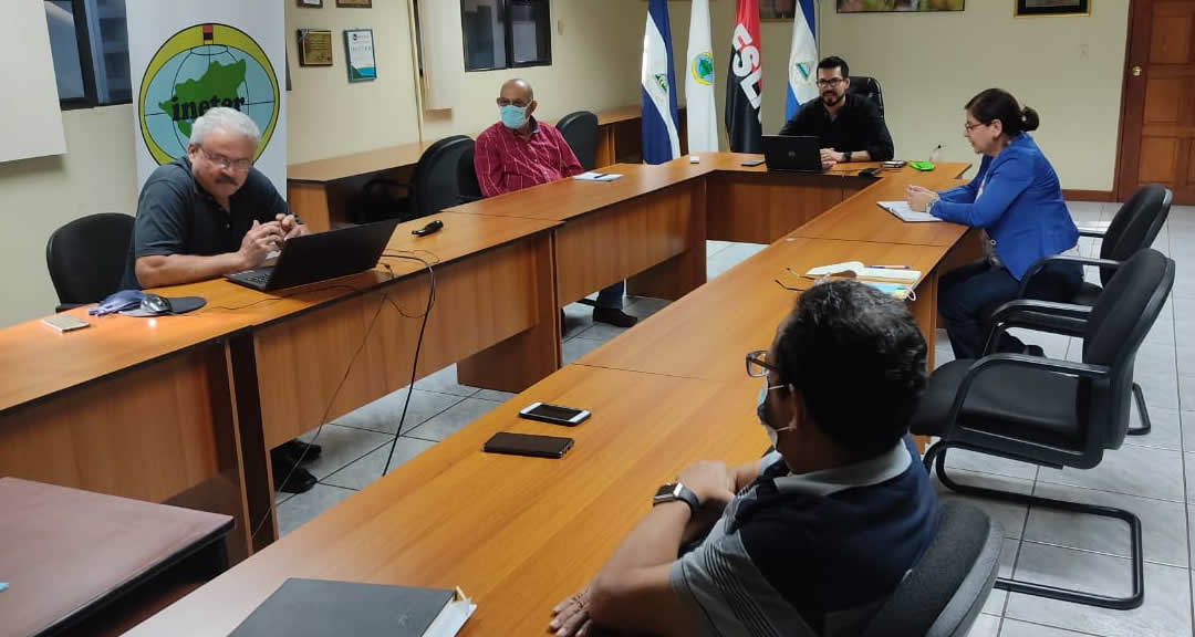 Presentación de la investigación en el INETER