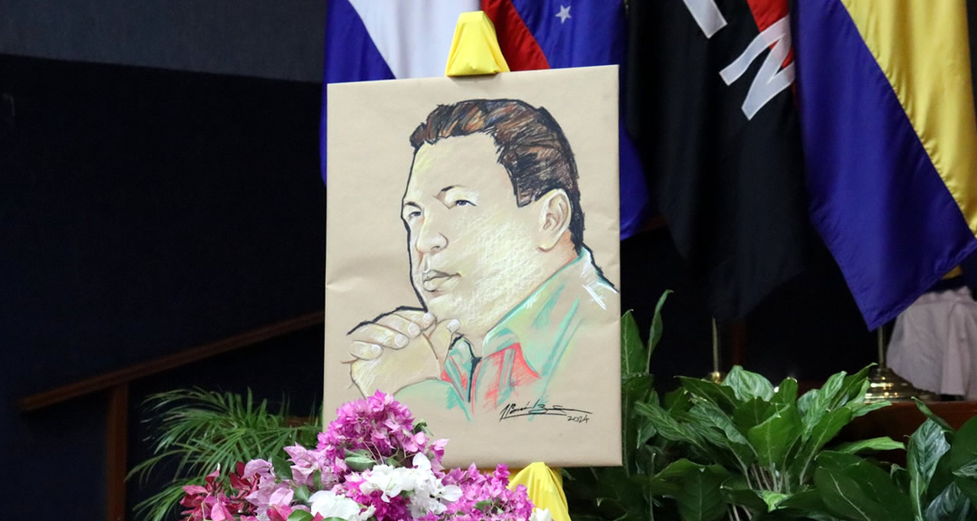 UNAN-Managua rinde homenaje al comandante Chávez, máximo líder de la Revolución Bolivariana