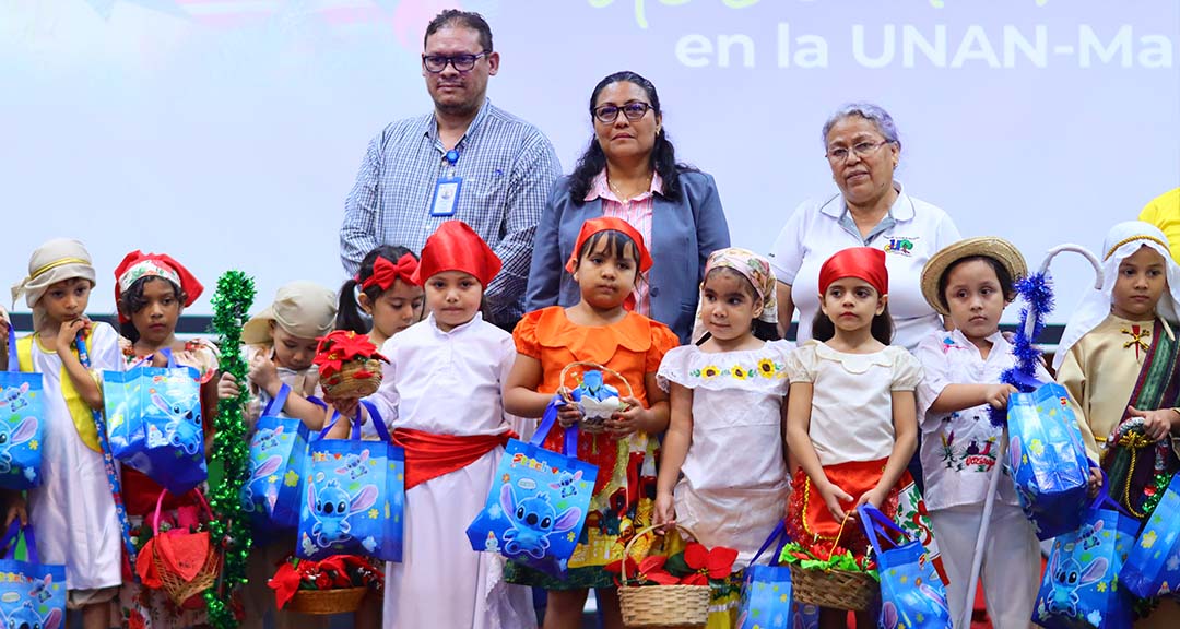UNAN-Managua celebra con alegría el lanzamiento de las festividades decembrinas 2025