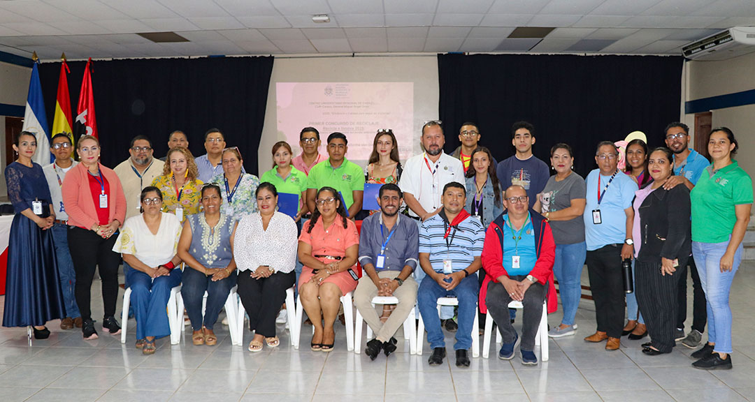 Creatividad y reciclaje, principales temáticas del concurso «Recicla e Innova 2025», en la UNAN-Managua/CUR-Carazo