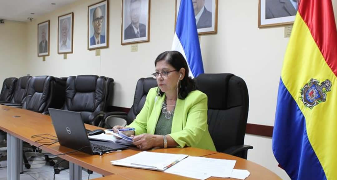 MSc. Ramona Rodríguez Pérez, Rectora de la UNAN-Managua y Presidenta del CNU